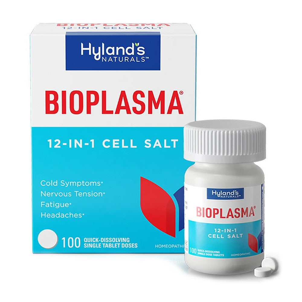 Hylands Naturals Bioplasma Cell Salts Tablets Naturals Homeopathic Combination Cellular, 100 Ct